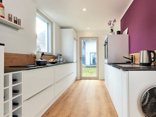 Fertighaus Musterhaus Fellbach – Kompaktmodul von Wolf System, Bungalow Innenansicht 5