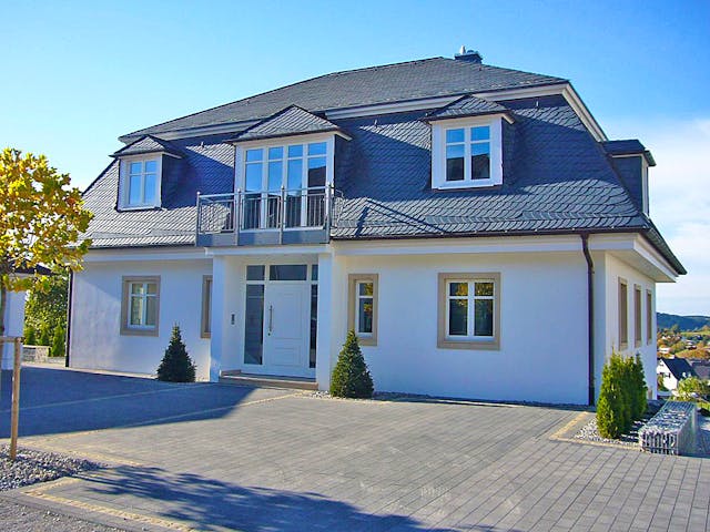 Fertighaus Haus Hillebrand von Wiese und Heckmann, Stadtvilla Außenansicht 1