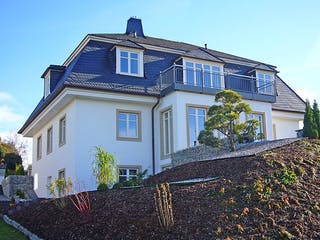 Fertighaus Haus Hillebrand von Wiese und Heckmann, Stadtvilla Außenansicht 2