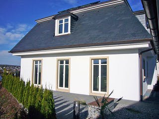 Fertighaus Haus Hillebrand von Wiese und Heckmann, Stadtvilla Außenansicht 4