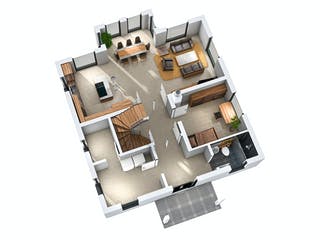 Massivhaus Stadtvilla STV 157 von Ytong Bausatzhaus, Stadtvilla Grundriss 3